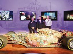 Alejandro Soberón (der.) sabe que el GP de la CDMX es uno de los eventos favoritos de la F1 y ello garantizaría su permanencia. EL UNIVERSAL