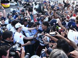 El mexicano habló de lo que siente de correr en casa y si siente algún tipo de presión. CORTESÍA / Red Bull Content Pool