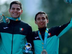 Los oros fueron complementados por Duilio Carrillo y Emiliano Hernández en relevos mixtos de pentatlón moderno. TWITTER / @CONADE