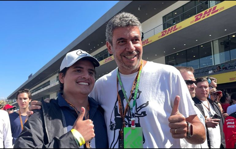 Arturo Elías Ayub estuvo presente en el Gran Premio de la Ciudad de México. EL INFORMADOR/ CORTESÍA.