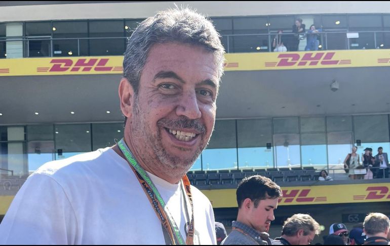 Arturo Elías Ayub estuvo presente en el Gran Premio de la Ciudad de México. EL INFORMADOR/ CORTESÍA.