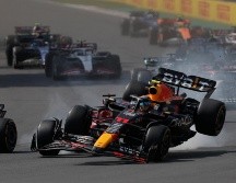 Luego de un incidente que tuvo antes de alcanzar la primera curva del circuito. EFE / I. ESQUIVEL