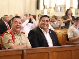 El compromiso por mejorar las herramientas de los cuerpos de seguridad de la capital es una de las tareas en las que trabaja Eduardo Martínez Lomelí. EL INFORMADOR