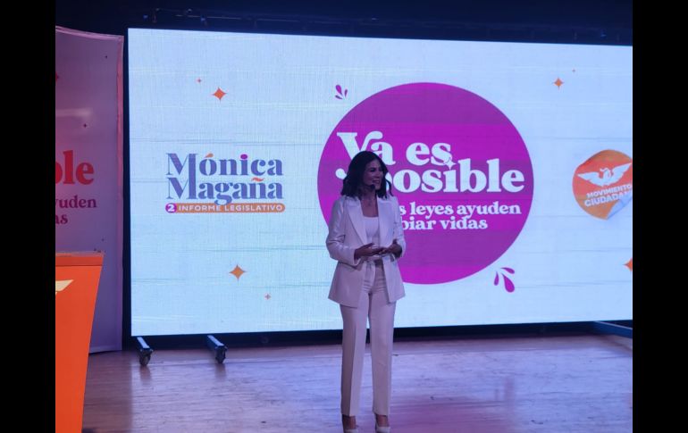 La diputada local emecista también habló de la Ley de Movilidad, Seguridad Vial y de Transporte del Estado de Jalisco, al señalar que se aprobó con perspectiva de género y evitar que las mujeres se trasladen con inseguridad en el transporte público. CORTESÍA