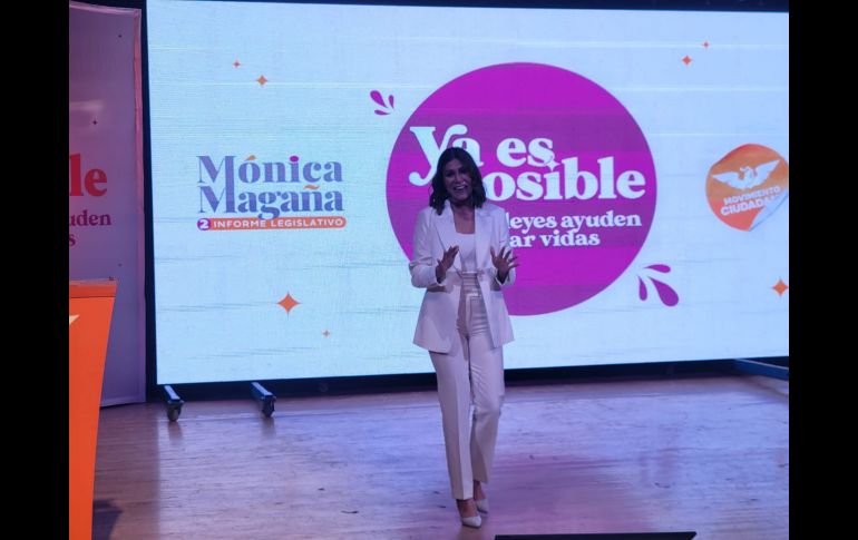 La diputada local emecista también habló de la Ley de Movilidad, Seguridad Vial y de Transporte del Estado de Jalisco, al señalar que se aprobó con perspectiva de género y evitar que las mujeres se trasladen con inseguridad en el transporte público. CORTESÍA