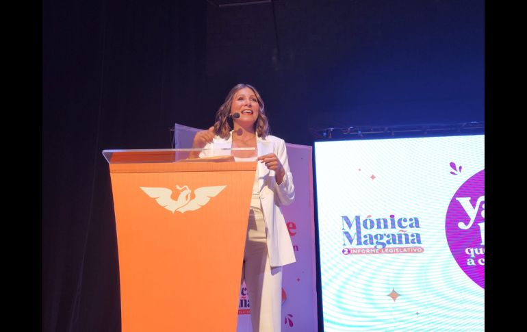 La diputada local emecista también habló de la Ley de Movilidad, Seguridad Vial y de Transporte del Estado de Jalisco, al señalar que se aprobó con perspectiva de género y evitar que las mujeres se trasladen con inseguridad en el transporte público. CORTESÍA