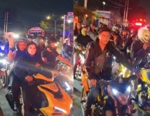 Un grupo de motociclistas salió de Selva Mágica y se reunió en Avenida Washington y Federalismo en Guadalajara donde ya lo esperaban otros grupos de motociclistas. ESPECIAL