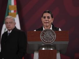 López Obrador y Evelyn Salgado, gobernadora de Guerrero. SUN/ G. Pano