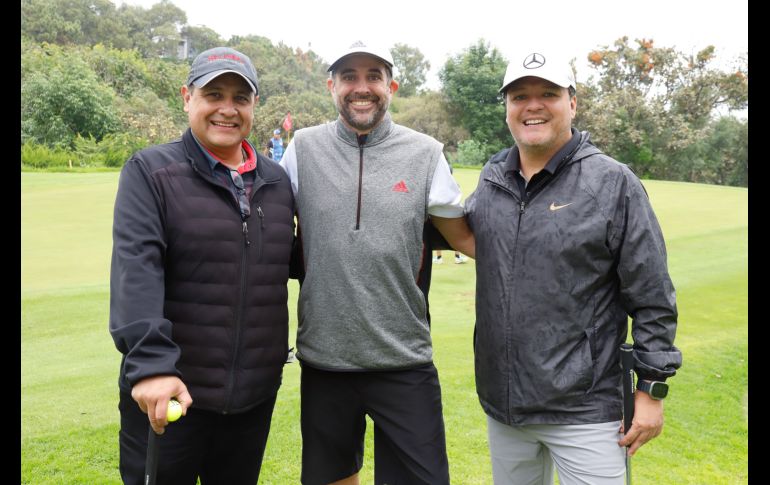 Jeovane Leal, David Gil y Edmundo Zavala. GENTE BIEN JALISCO/ Claudio Jimeno