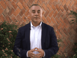 Alberto Esquer dejará su cargo este mes y buscará ser candidato de Movimiento Ciudadano. Captura de pantalla de video.