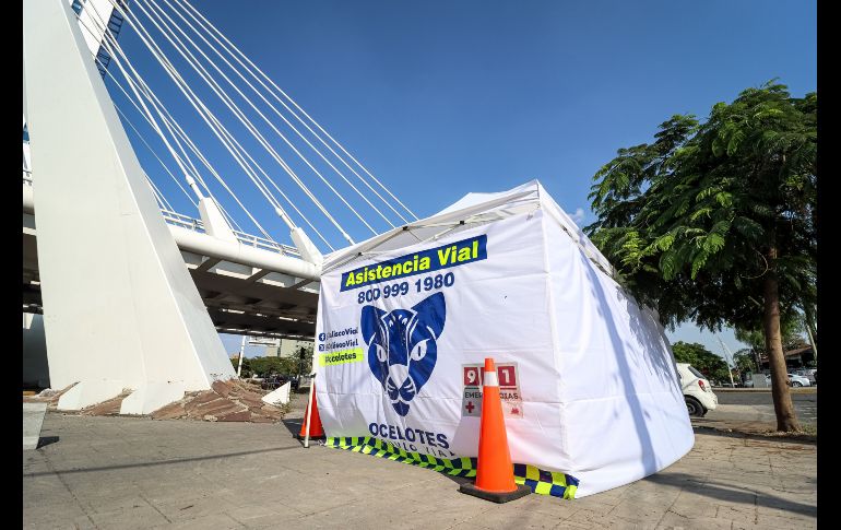 EL INFORMADOR acudió al módulo de gestión vial ubicado en la avenida Lázaro Cárdenas, en el cruce con la avenida López Mateos, justo a un costado del puente Matute Remus. EL INFORMADOR / H. Figueroa