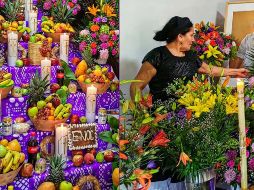 La ofrenda del Día de Muertos se suele retirar el 3 de noviembre, los elementos se pueden aprovechar. EL UNIVERSAL / RDB