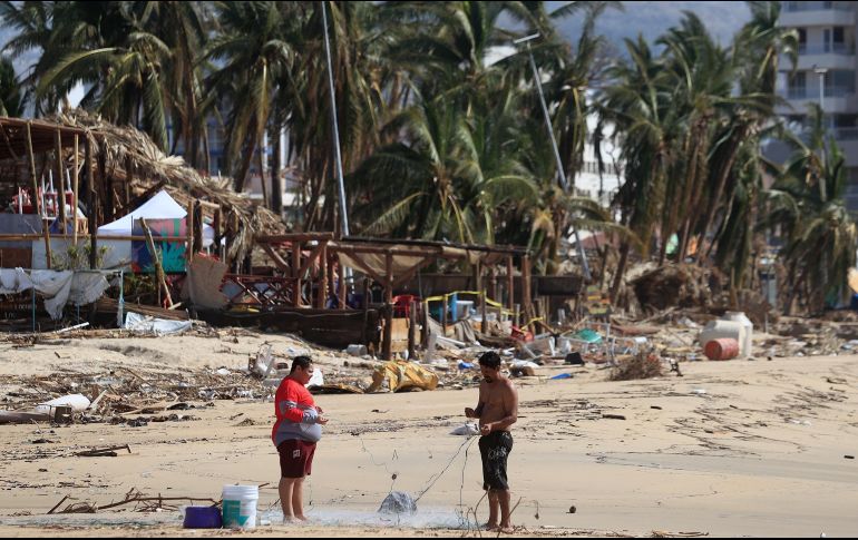 Acapulco quedó devastado tras el paso de 