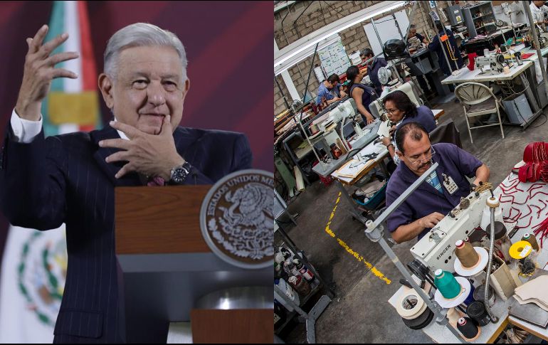López Obrador destacó que al cierre del mes pasado había afiliados al IMSS 22 millones 302 mil 690 mil puestos de trabajo, cifra máxima desde que se tenga registro. ESPECIAL, SUN / F. Rojas y EL INFORMADOR