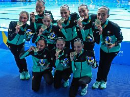 La natación artística de nuestro país ya es una de las mejores en el planeta. AFP / P. Vera