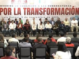 Mario Delgado, explicó que se trata de la firma de un gran acuerdo nacional para lograr la victoria en el 2024. ESPECIAL/ X @mario_delgado