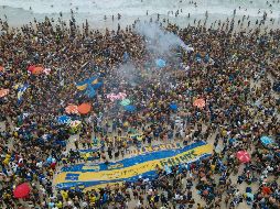 Continúa la discordia entre las aficiones de Boca Juniors y el Fluminense. EFE/ A. Lacerda.