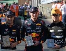 Checo Pérez da prioridad a alargar el momento que está viviendo ahora y ratificarlo con un resultado óptimo en la carrera de este domingo. AFP / N. Almeida