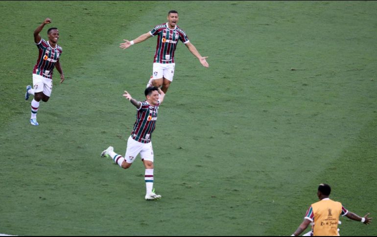 En la prórroga, Fluminense marcó el tanto del campeonato a los 99 minutos por intermedio del potente remate de Kennedy. EFE / F. Motta