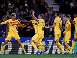 Araújo mandó a las redes un centro de Ilkay Gundogan durante el segundo de los minutos del descuento. EFE/J. Herrero