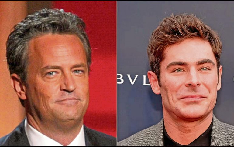 Matthew Perry quería que Zac Efron (derecha) lo interpretara en su biopic. ESPECIAL