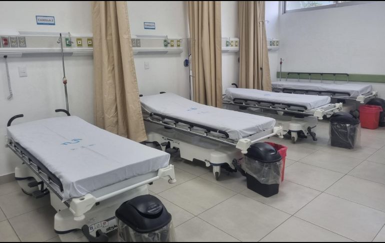 Además de las obras de remodelación, la Cruz Verde Norte recibió 40 camas camastro. EL INFORMADOR / J. DÍAZ