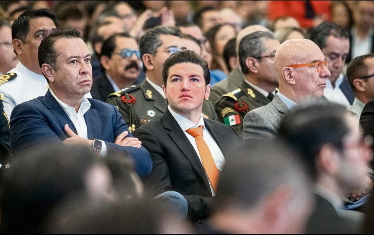 Movimiento Ciudadano, con Samuel García (centro),está preparando sus filas para iniciar la batalla política del 2024. EL INFORMADOR/ A. Figueroa