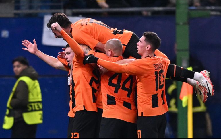 Danylo Sikan hizo el gol del encuentro al minuto 40. EFE/F. Singer