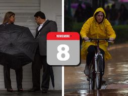 Las lluvias muy fuertes a intensas estarán acompañadas con rachas de viento, descargas eléctricas y posible caída de granizo. NTX / ARCHIVO
