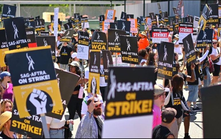 La huelga llegará a su fin a las 12:01 de la madrugada del jueves. ESPECIAL/ X @sagaftra