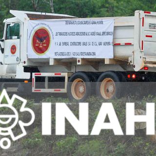 Descubren cabeza humana maya