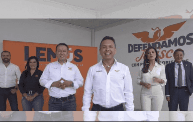 “Estamos felices de presentarles a las mujeres y hombres con los cuales refrendaremos los buenos gobiernos en Jalisco”, dijo Pablo Lemus. ESPECIAL/ X @PabloLemusN