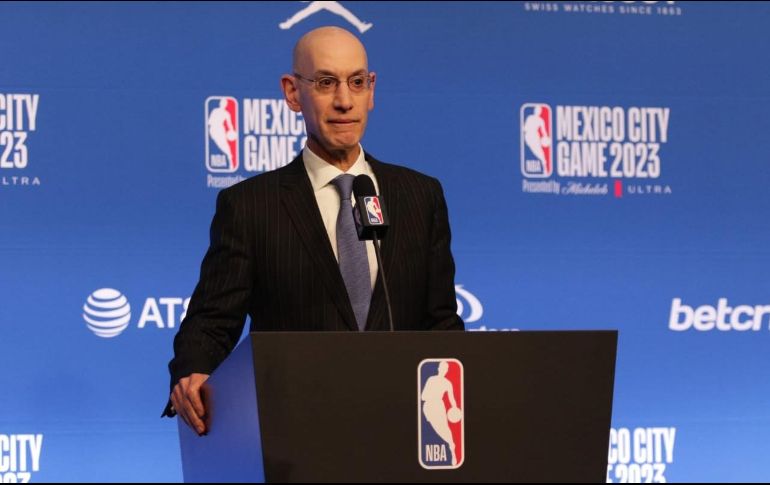 Adam Silver, habló sobre la posibilidad de que Ciudad de México cuente con su propio equipo de expansión. SUN/ C. Mejía.