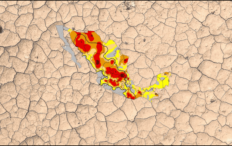 Las 32 entidades federativas enfrentan algún grado de escasez de agua este 2023. Conagua.