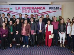 En la Ciudad de México, Omar García Harfuch y Clara Brugada fueron el hombre y la mujer mejor posicionados en las encuestas. TWITTER/PartidoMorenaMx