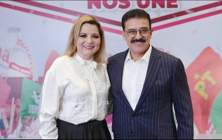 Lomelí y Delgadillo fueron los mejor evaluados en la encuesta de Morena en Jalisco. TWITTER/PartidoMorenaMx