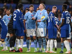 Manchester City y Chelsea protagonizaron un duelo espectacular de principio a fin. EFE/ D. HAMBURY.