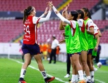 La jugadora de la noche fue sin duda Alicia Cervantes, quien anotó un doblete ante las Diablas de Toluca. IMAGO7/ Juan Carlos Núñez Cubeyro