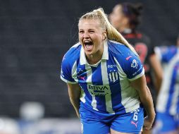 Carlee Giammona hizo dos de los goles de Monterrey. IMAGO7/J. Mendoza