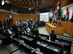 El Congreso de Nuevo León conserva la facultad de nombrar al gobernador interino que sustituirá a Samuel García. TWITTER/CongresoNL