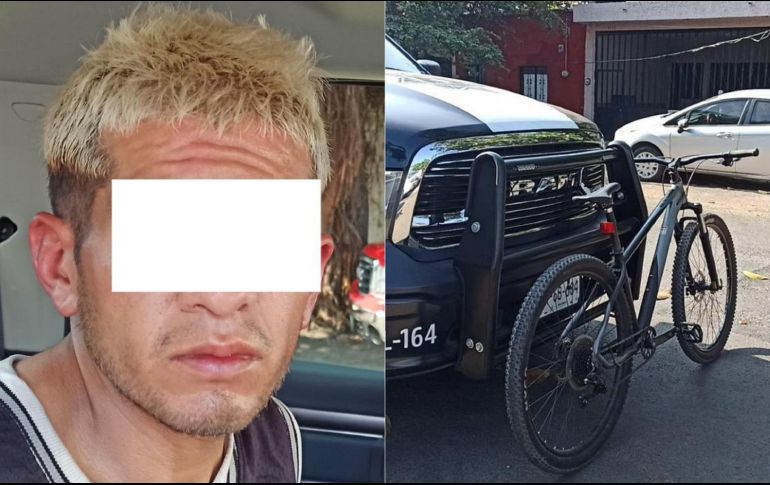 Luego de una revisión, los oficiales le hallaron al sujeto una navaja. CORTESÍA / POLICÍA DE GUADALAJARA