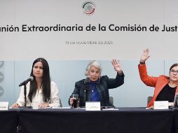 En reunión extraordinaria de la Comisión de Justicia del Senado se aprobó la renuncia de Arturo Zaldívar. EL UNIVERSAL