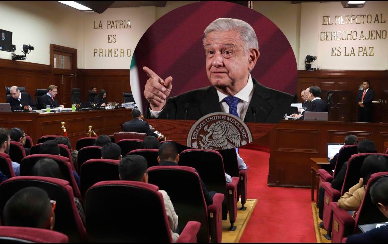 En su mañanera de este miércoles 15 de noviembre en Palacio Nacional, López Obrador refirió que hoy podría enviar al Senado la propuesta de quiénes podrían ocupar el cargo que deja Zaldívar. ESPECIAL / SUN