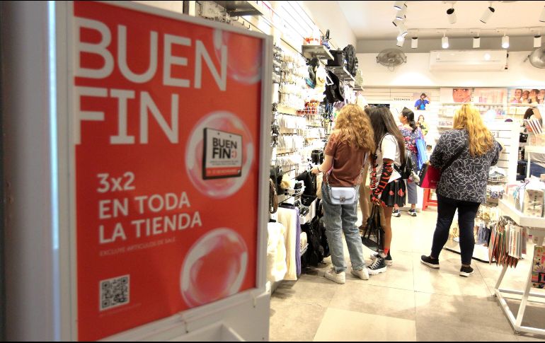 Las proyecciones de ventas para este Buen Fin 2023 son mayores a las del año pasado. EL INFORMADOR/ARCHIVO.