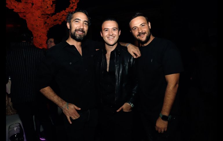 Wilfrido Martínez, Marcos César y Alfonso César. GENTE BIEN JALISCO/ Claudio Jimeno
