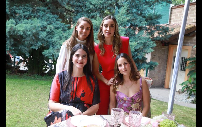 Gaby Chaurand, Pau Leaño, Ana Paula Castro y Fernanda Rodríguez. GENTE BIEN JALISCO/ Tony Martínez