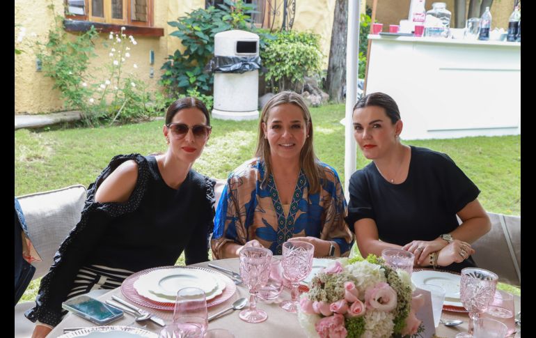 Lorena Muñoz, Lorena Hanon y Ceci Camarena. GENTE BIEN JALISCO/ Tony Martínez
