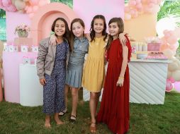 Sofi Reyes, Zoé M, Paula Valencia y Maya Navarro. GENTE BIEN JALISCO/ Tony Martínez