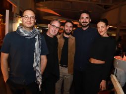 Emiliano Godoy, Mauricio Lara, Jaime Rabago, Javier Govea y Zulema Ramírez. GENTE BIEN JALISCO/ Tony Martínez