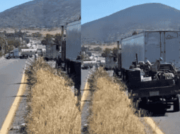 Luego de un enfrentamiento armado entre civiles, elementos de la Guardia Nacional y policías estatales, suspenden clases en Ocotlán. ESPECIAL.